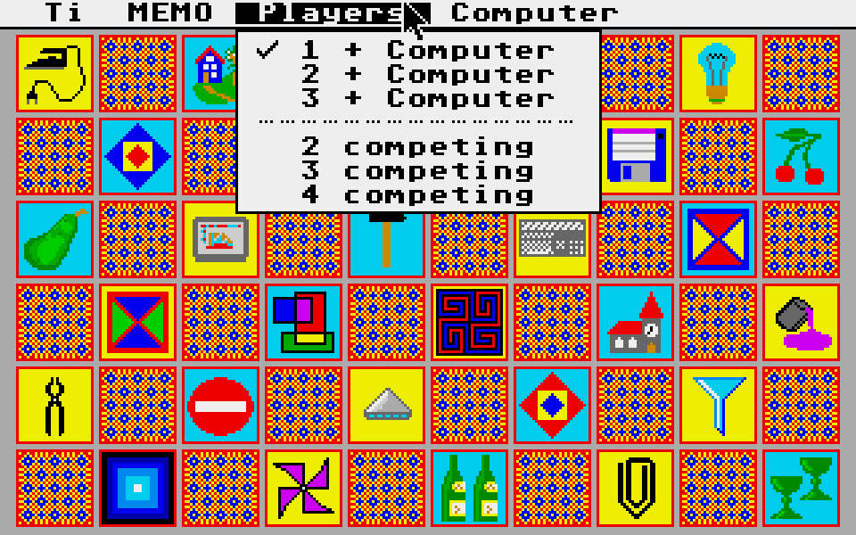 Ti_Memo atari screenshot